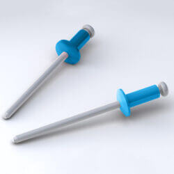 blue stainless steel rivets